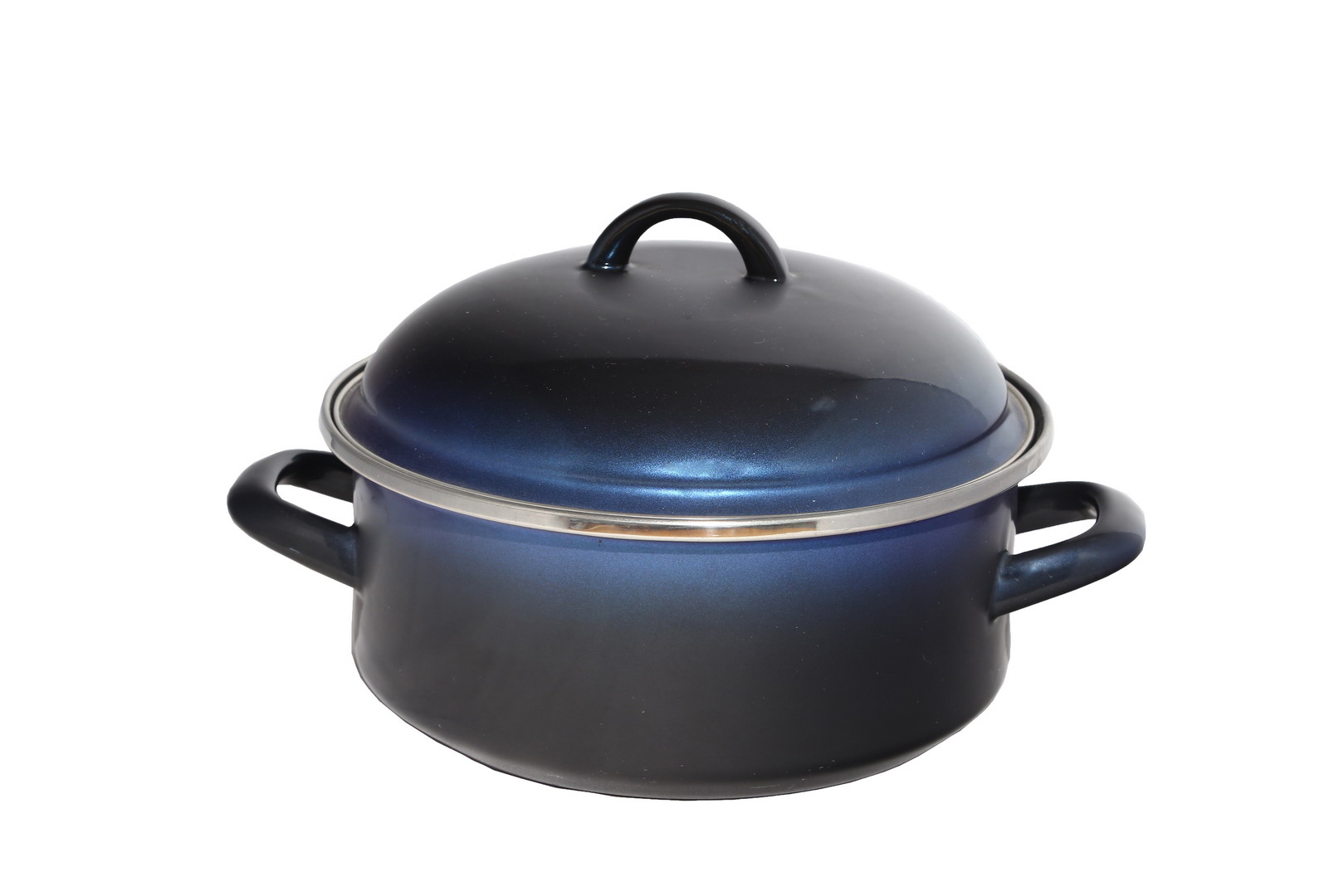 Teflon Classic Coated Low Pots With High lid EMA LION Bonyh d Enamel 