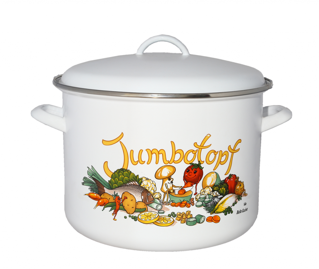 JUMBO high pot with lid EMALION Bonyhád Enamel Ltd English